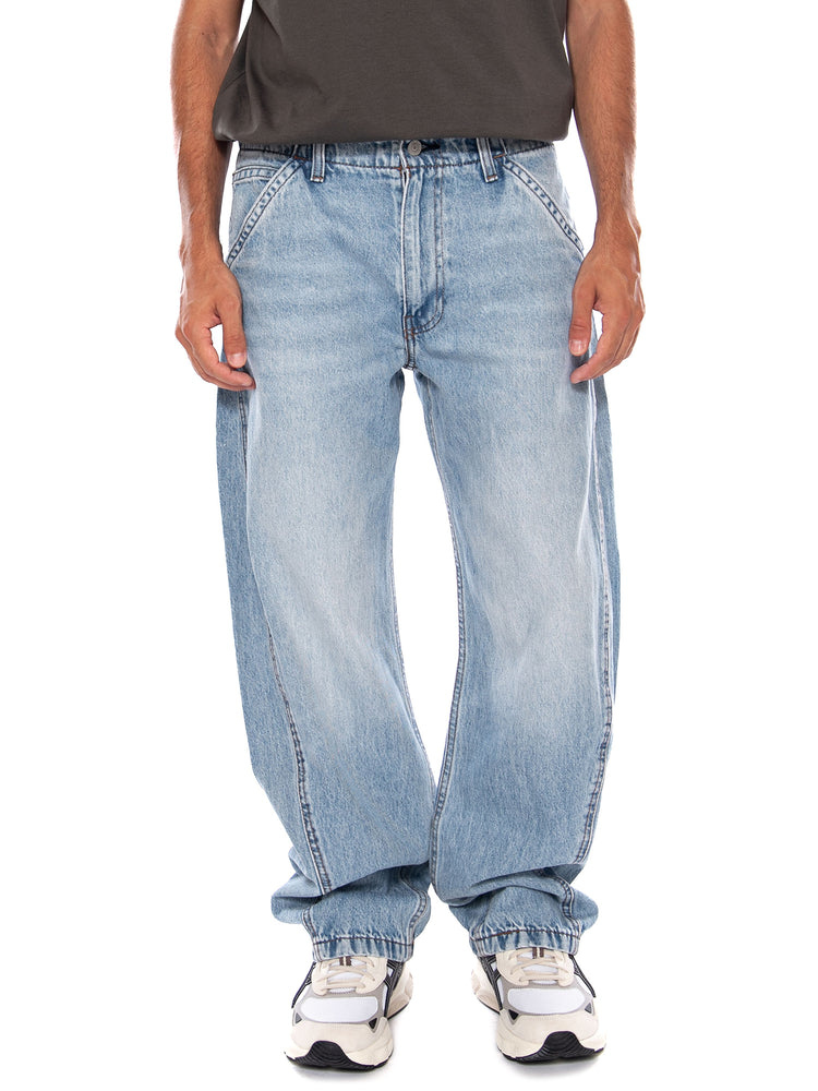 LEVI'S® BAGGY BARREL RUNNING THE RACE LIGHT WASH - Pantaloni Denim Jeans Uomo Blu 0057O 0009 LEVIS 