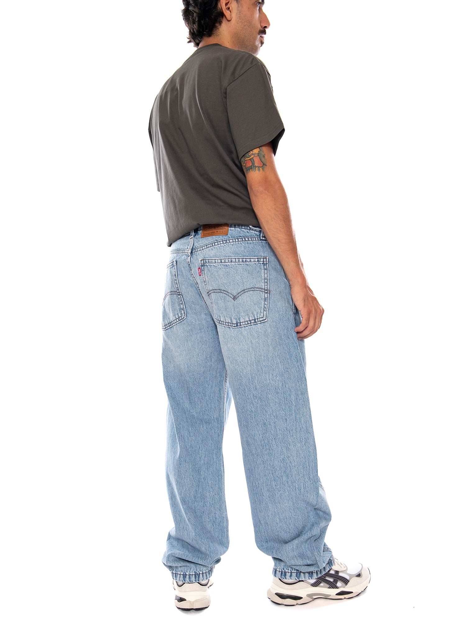 LEVI'S® BAGGY BARREL RUNNING THE RACE LIGHT WASH - Pantaloni Denim Jeans Uomo Blu 0057O 0009 LEVIS 