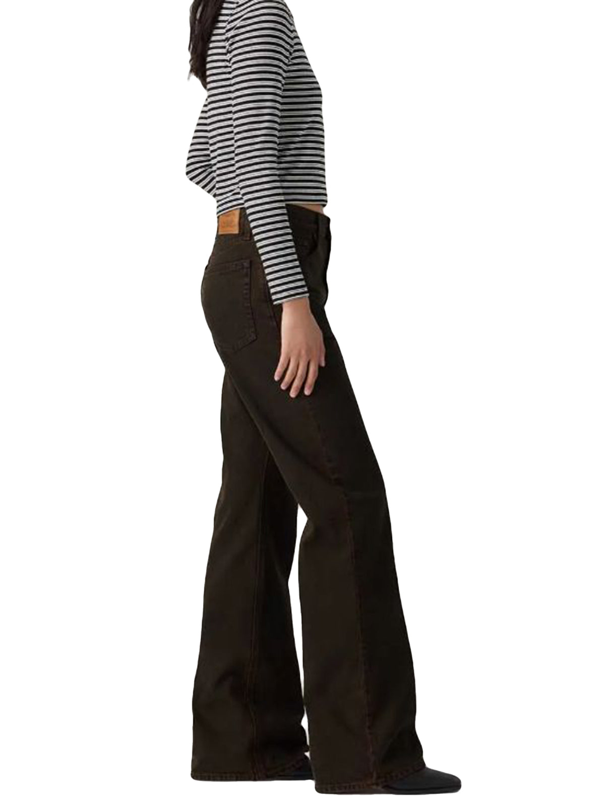 LOOSE BOOT OVER A CUP PSK - Pantaloni Denim Jeans Donna Marroni 005DO 0031 LEVIS 