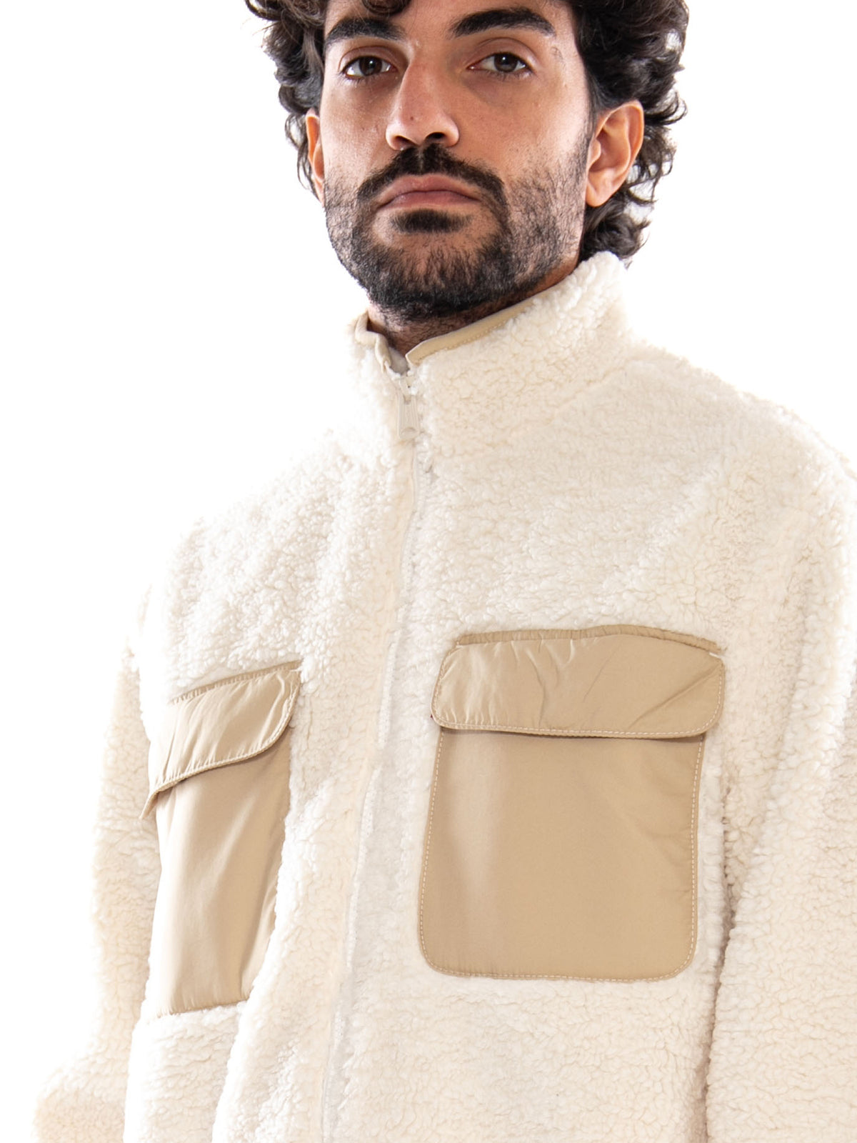 Levi's Campo Sherpa Jacket Oatmeal - Giacca Uomo Beige 007SH 0002 LEVIS 