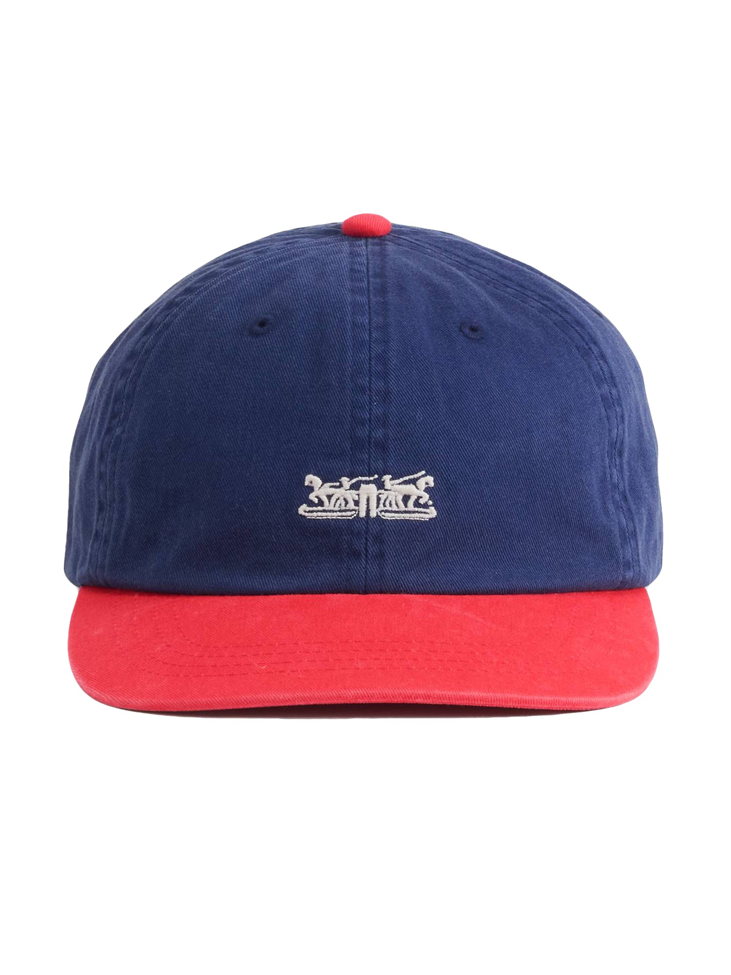 LEVI'S® ROCKRIDGE DAD CAP MEDIEVAL BLUE / MARS RED - Cappellino Blu / Rosso 007YM 0002 LEVIS 