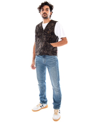 SARATOGA VEST RALEIGH CAMO DARK OLIVE PR - Gilet Uomo Multicolore 0083C 0001 LEVIS 