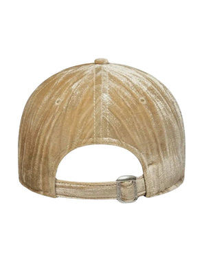 Female Velour 9TWENTY® New York Yankees Stone - Cappellino Donna Beige 60915794 STN NEW ERA 