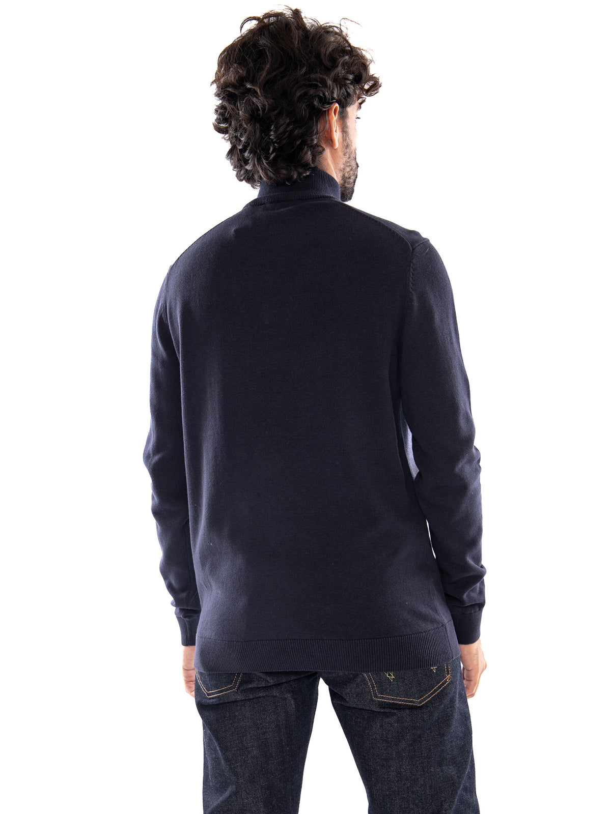 Only & Sons Onsalex Reg 12 Half Zip Knit NOOS Dark Navy - Maglione Uomo Blu Scuro 22022523 3855640 ONLY & SONS 