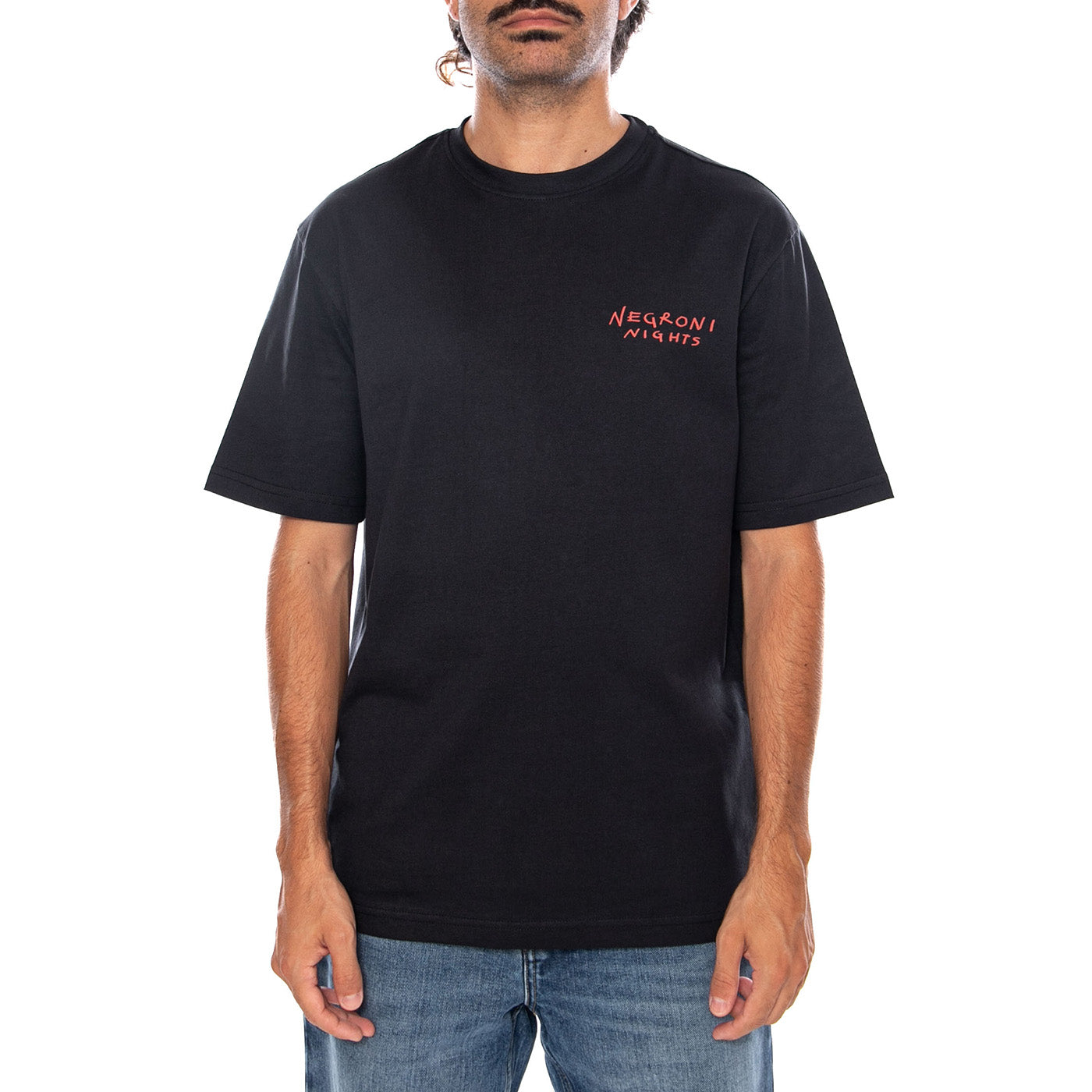 ONSSPRITZ ITALY RLX SS TEE BLACK SPRITZ CLUB - Maglietta Girocollo Uomo Nera 22034398 4784932 ONLY & SONS 