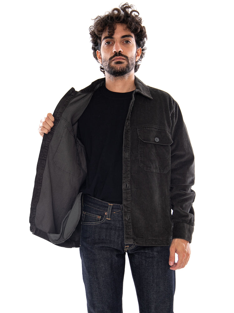 Only & Sons Onssimon Cord Rlx 017 Shirt Beluga - Camicia Uomo Grigia<BR/><BR/> 22038631 5020563 ONLY & SONS 