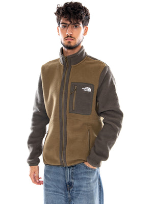 M YUMIORI FULL ZIP CARAWAY SEED - Felpa con Zip Uomo Marrone NF0A883R RL21 THE NORTH FACE 