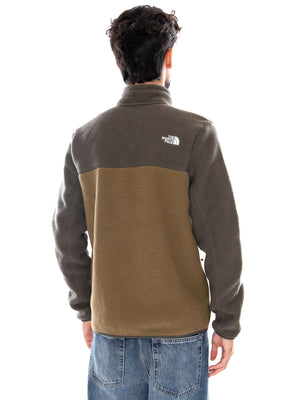 M YUMIORI FULL ZIP CARAWAY SEED - Felpa con Zip Uomo Marrone NF0A883R RL21 THE NORTH FACE 