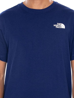 THE NORTH FACE M EVO BOX NSE REG SS T BOLD BLUE / SMALL STONE - Maglietta Girocollo Uomo Blu NF0A8B6K NLV1 THE NORTH FACE 