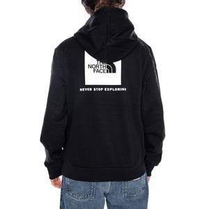 M EVO BOX NSE REG HD TNF BLACK - Felpa con Cappuccio Uomo Nera NF0A8CWP JK31 THE NORTH FACE 