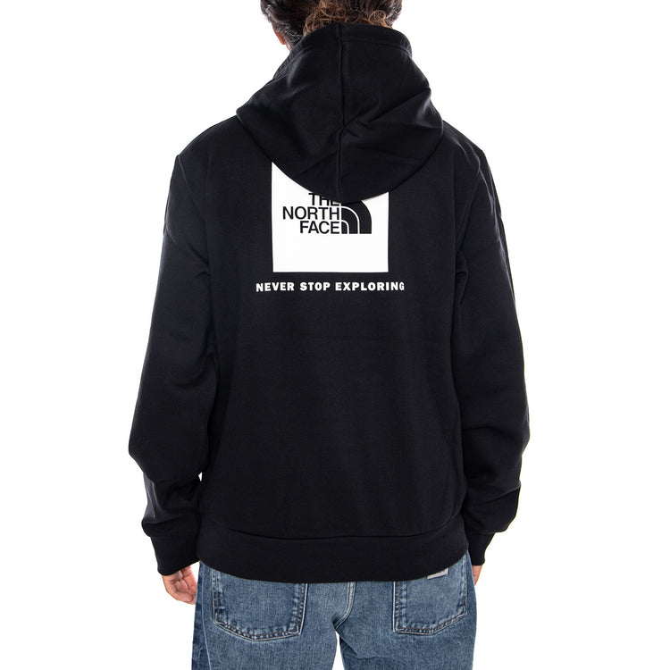 M EVO BOX NSE REG HD TNF BLACK - Felpa con Cappuccio Uomo Nera NF0A8CWP JK31 THE NORTH FACE 