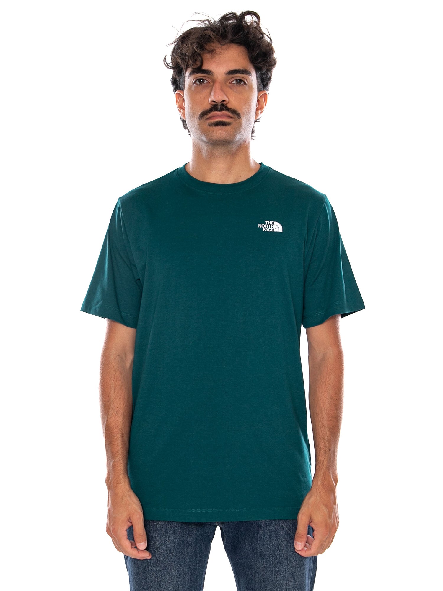 THE NORTH FACE M EVO SD REG SS TEE PACIFIC TEAL - Maglietta Girocollo Uomo Verde NF0A8CZ2 N4J1 THE NORTH FACE 