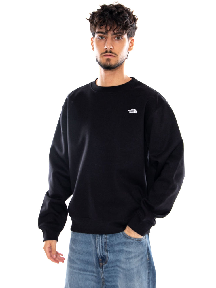 M ESS SD RLX CREW TNF BLACK - Felpa Uomo Nera NF0A8DP7 JK31 THE NORTH FACE 