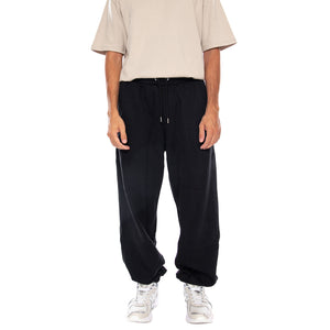 M ESS TERRY SD RLX PANT TNF BLACK - Pantaloni Felpa Uomo Neri NF0A8FDF JK31 THE NORTH FACE 