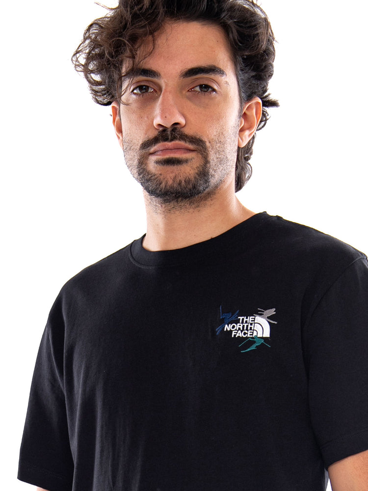 U OFF PISTE EMBRO RLX TNF BLACK - Maglietta Girocollo Uomo Nera NF0A8JA5 JK31 THE NORTH FACE 