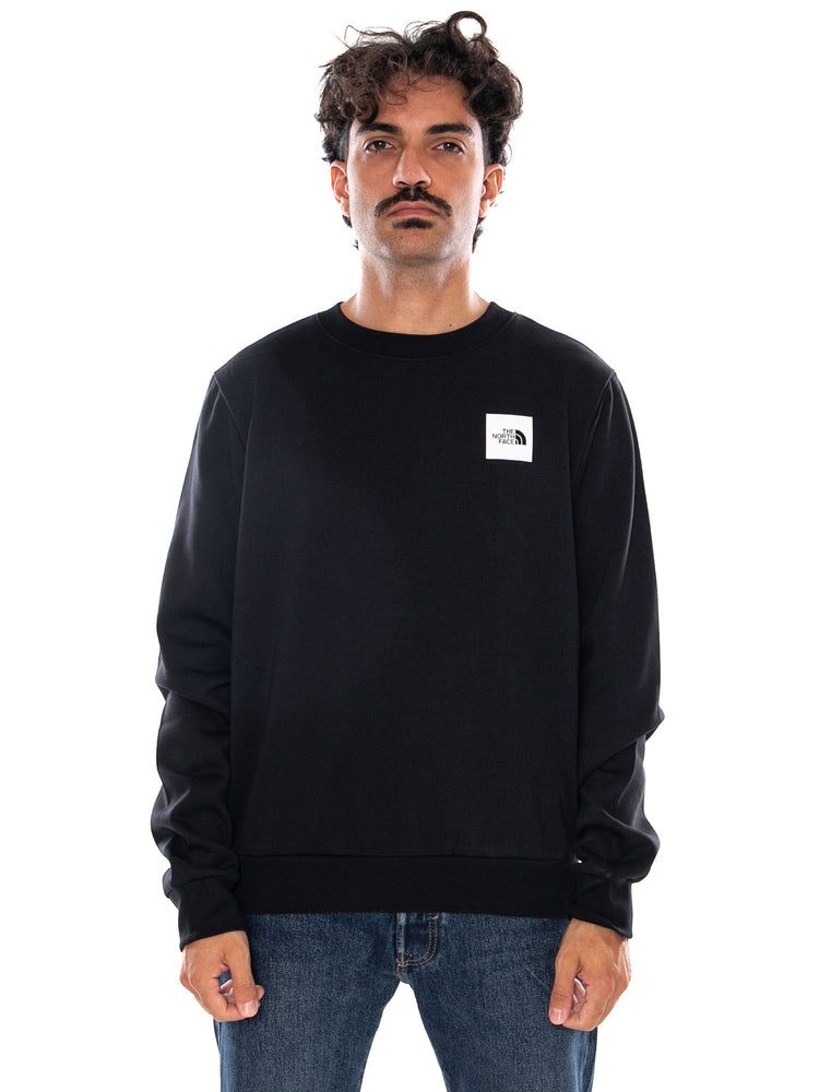 THE NORTH FACE M BOX HD REG CREW TNF BLACK - Felpa Girocollo Uomo Nera NF0A8JAY JK31 THE NORTH FACE 