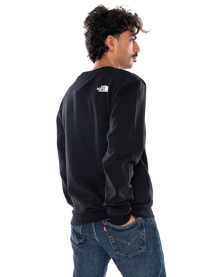 THE NORTH FACE M BOX HD REG CREW TNF BLACK - Felpa Girocollo Uomo Nera NF0A8JAY JK31 THE NORTH FACE 