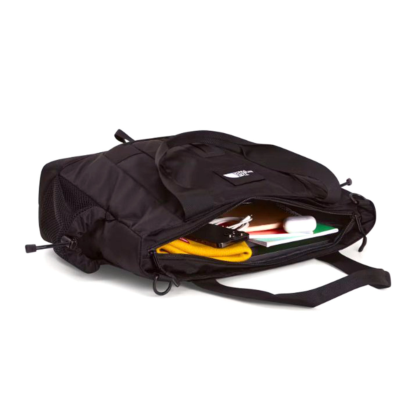 HOT SHOT TOTE STONE TNF BLACK - Borsa Tote Nera NF0A8JCF JK31 THE NORTH FACE 