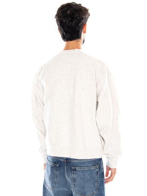 PREMIUM CREWNECK ASH HEATHER - Felpa Uomo Grigia VN000T6T RKZ1 VANS 