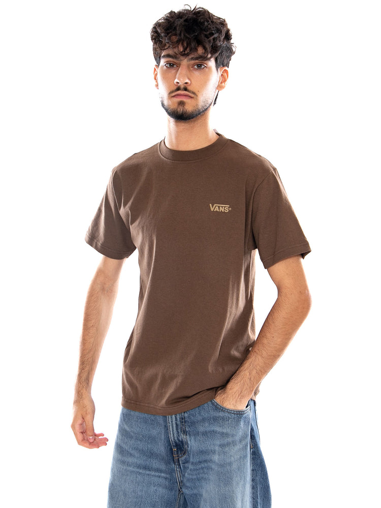 NEW LEFT CHEST SS TEE VINTAGE COCOA - Maglietta Girocollo Uomo Marrone VN000TBX FST1 VANS 