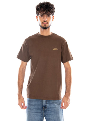 NEW LEFT CHEST SS TEE VINTAGE COCOA - Maglietta Girocollo Uomo Marrone VN000TBX FST1 VANS 