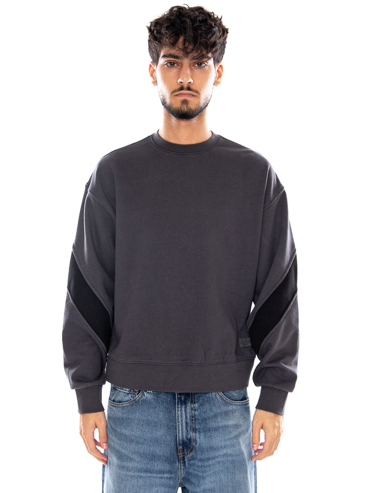 RETRO SPORT CREW CHARCOAL GREY - Felpa Girocollo Uomo Grigia VN000VK5 H911 VANS 