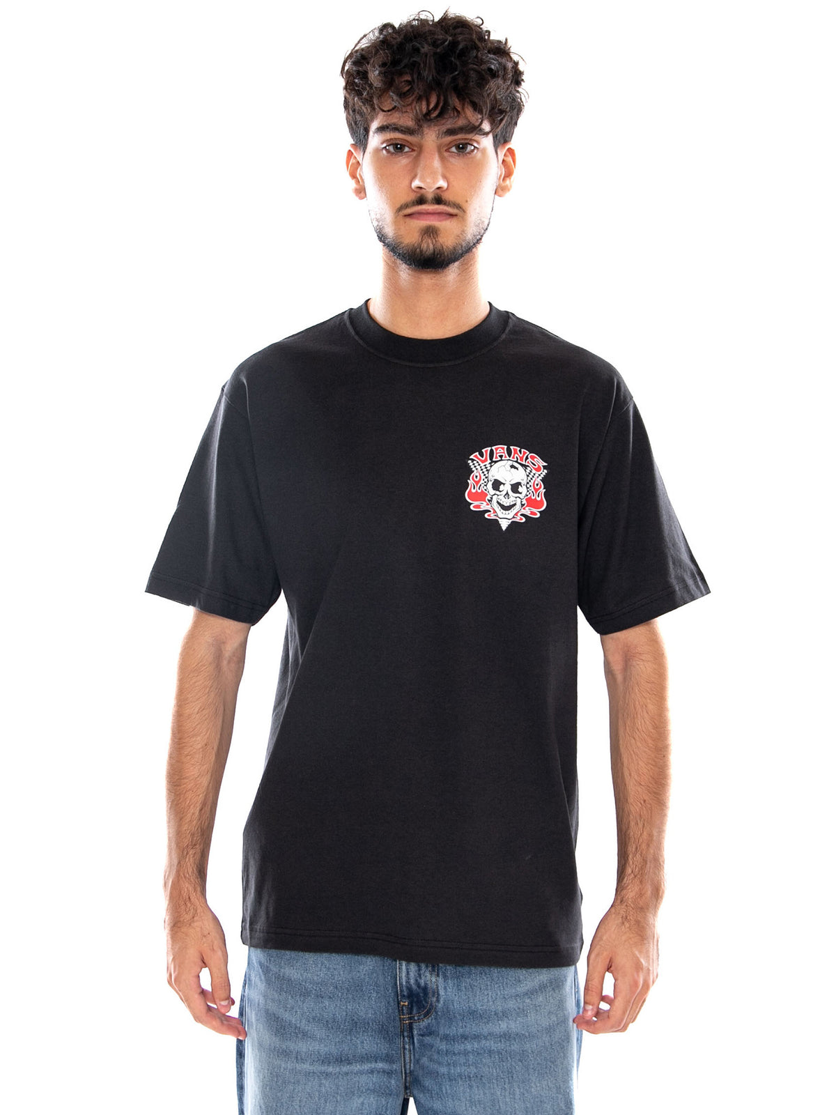 BLAZE HEAD SS TEE BLACK - Maglietta Girocollo Uomo Nera VN000WZ5 BLK1 VANS 