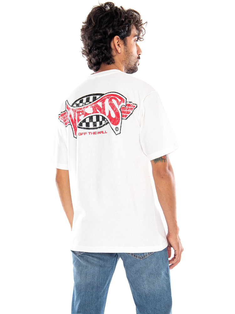 Faded Glory SS Tee White - Maglietta Girocollo Uomo Bianca<BR/><BR/> VN000X2A WHT1 VANS 