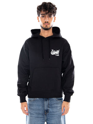 CABALLERO PULLOVER BLACK - Felpa con Cappuccio Uomo Nera VN0010DC BLK1 VANS 