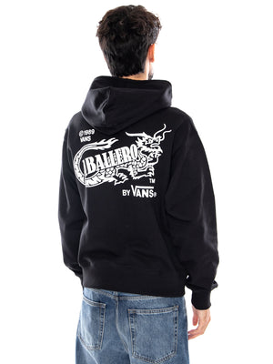 CABALLERO PULLOVER BLACK - Felpa con Cappuccio Uomo Nera VN0010DC BLK1 VANS 