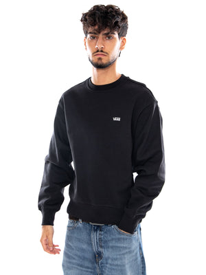 LEFT CHEST II CREW BLACK - Felpa Uomo Nera VN0010G7 BLK1 VANS 