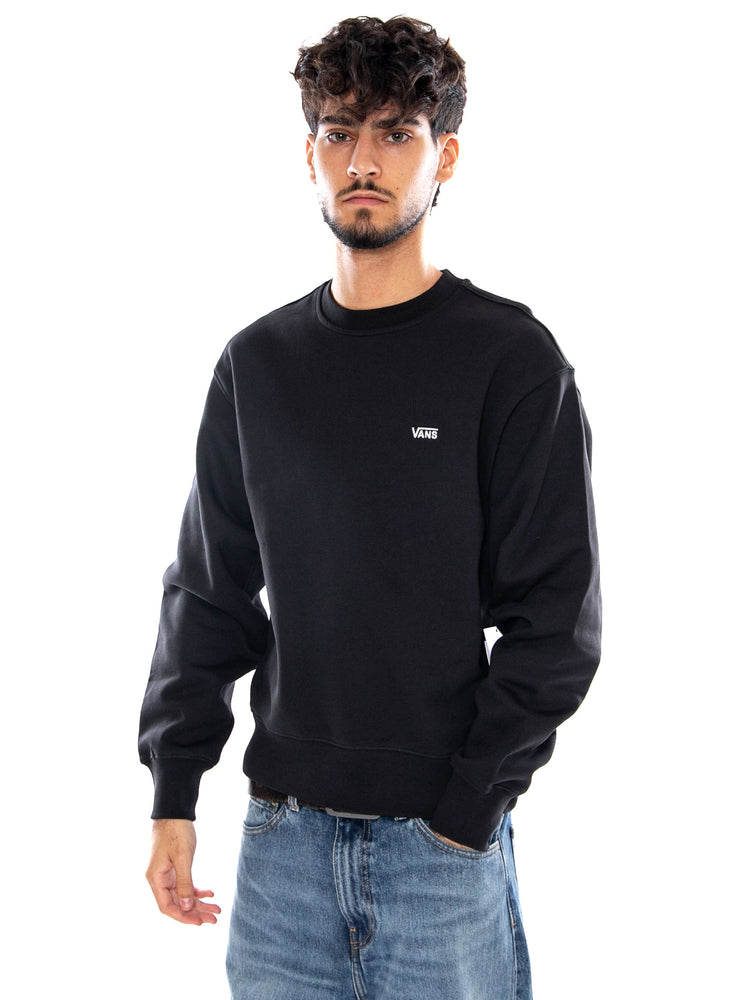 LEFT CHEST II CREW BLACK - Felpa Uomo Nera VN0010G7 BLK1 VANS 
