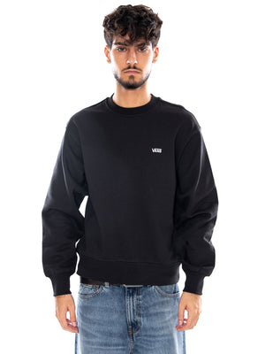 LEFT CHEST II CREW BLACK - Felpa Uomo Nera VN0010G7 BLK1 VANS 