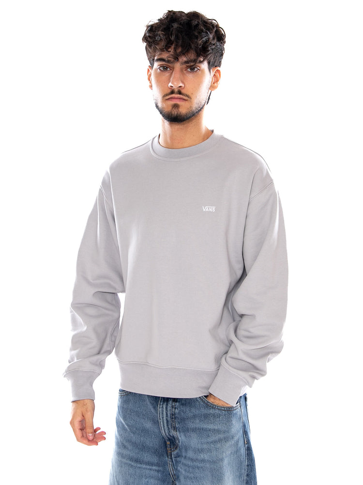 LEFT CHEST II CREW LIGHT GREY - Felpa Uomo Grigia VN0010G7 LTG1 VANS 