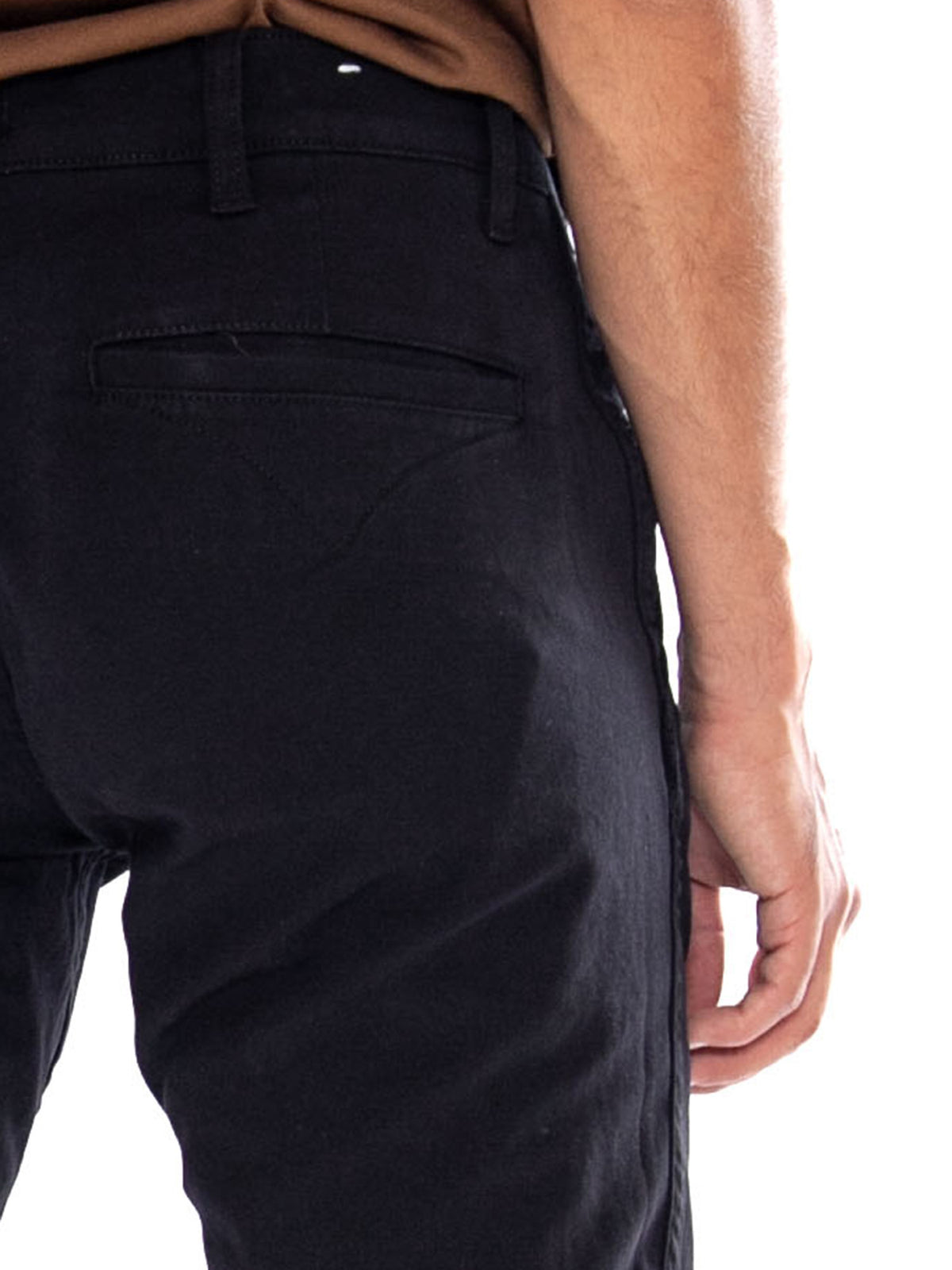 Wrangler Regular Chino Black - Pantaloni Chino Uomo Neri 112371029 BLK WRANGLER 