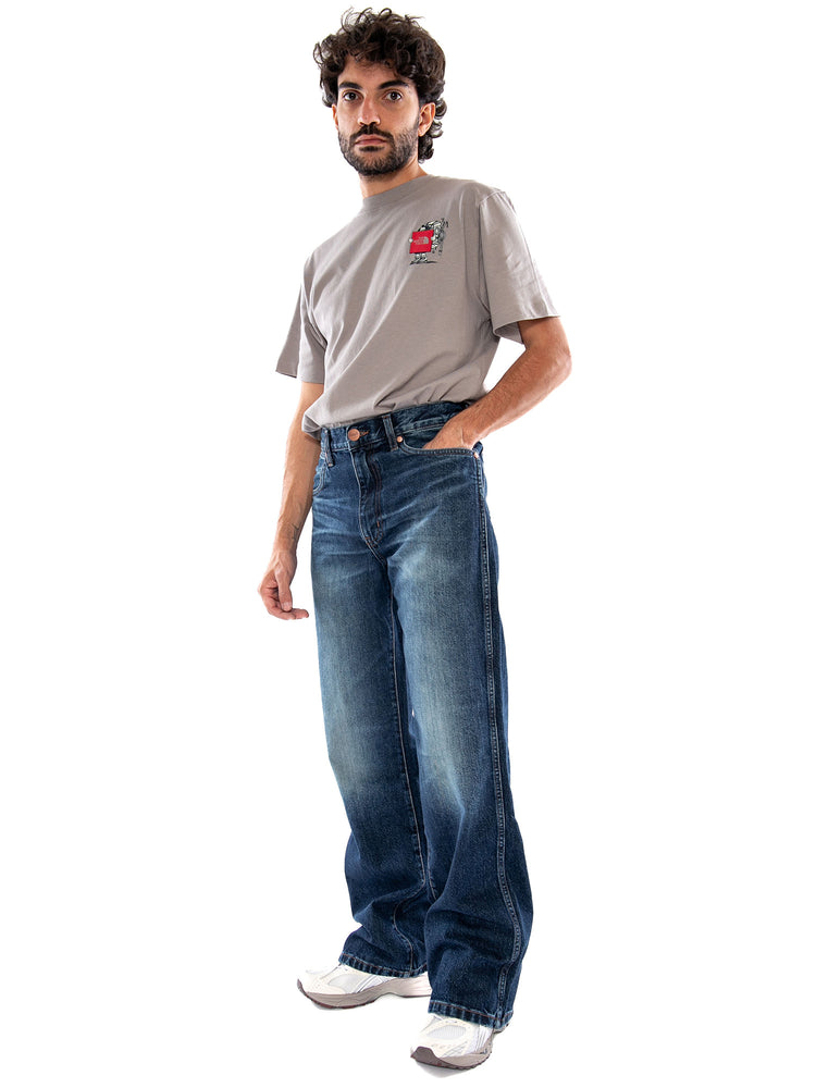 Wrangler Loose Boot Blue - Jeans Uomo Blu 112386711 BL WRANGLER 