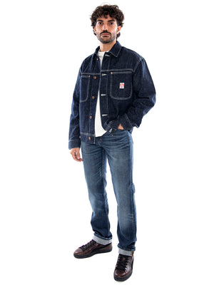 Wrangler LS Overshirt Indigo Nep - Camicia Overshirt Uomo Blu Indigo 112386944 BL WRANGLER 