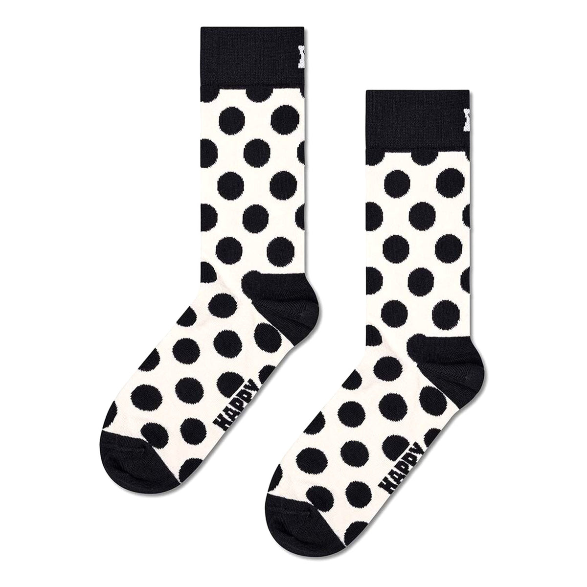 Big Dot Sock White - Calzini Multicolore P001587-WHITE . HAPPY SOCKS 