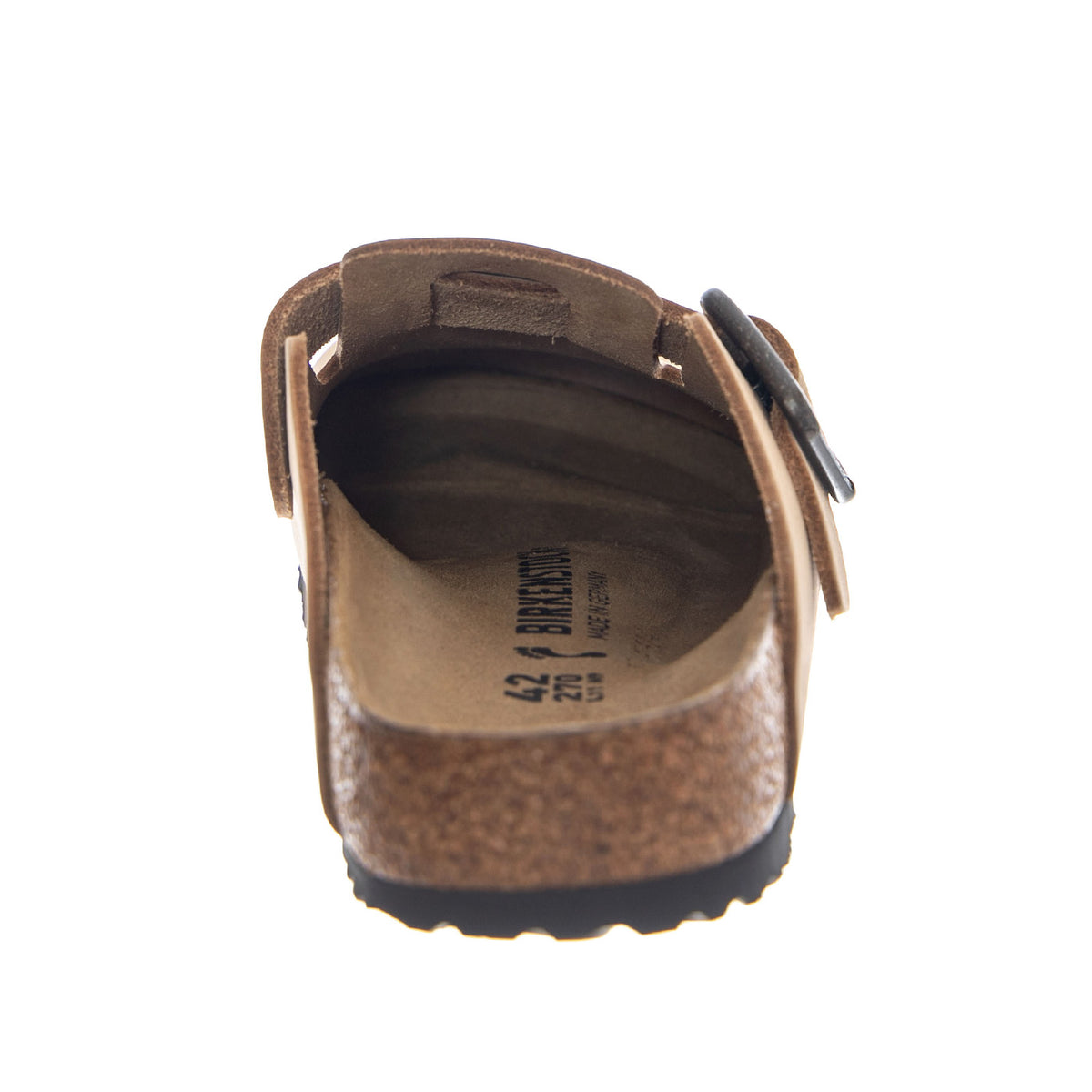 BOSTON WB NUBUCK LEATHER NARROW FIT SANDCASTLE - Sandali Unisex Beige 1031573 SDL BIRKENSTOCK 