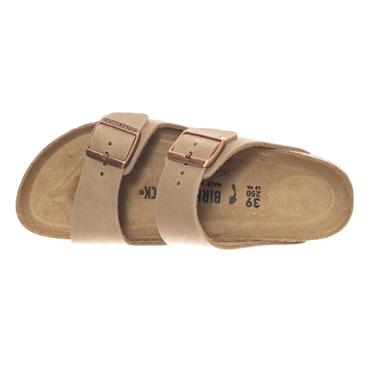 Arizona Oiled Leather Narrow Fit Tobacco Brown - Sandali Uomo / Donna Marroni 352203 TBN BIRKENSTOCK 