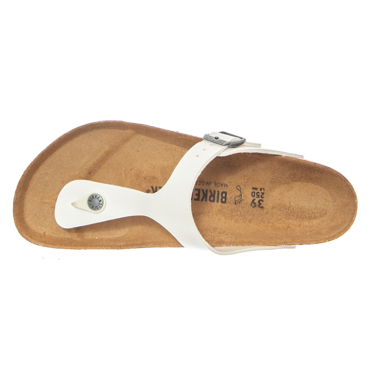 Gizeh Birko Flor Regular Fit White - Sandali Donna Bianchi 745531 WHT BIRKENSTOCK 