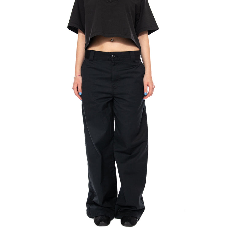 W' CRAFT PANT BLACK - Pantaloni Larghi Donna Neri I032441 8902 CARHARTT WIP 