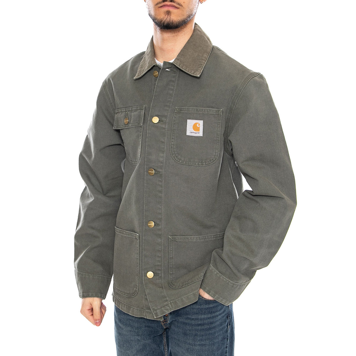 Michigan Coat Leaf / Leaf - Giacca Uomo Verde I034787 3MA4O CARHARTT WIP 