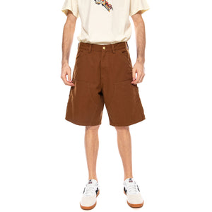 Double Knee Short Hamilton Brown - Bermuda Uomo Marroni I034793 HZ02 CARHARTT WIP 