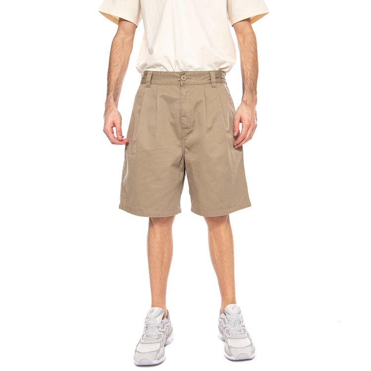 Marv Short Iroko - Bermuda Uomo Marroni I034813 3IR06 CARHARTT WIP 