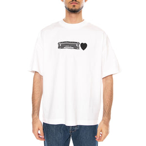 S/S DECONSTRUCTED LABEL T-SHIRT - Maglietta Girocollo Uomo Bianca I036008 02XX CARHARTT WIP 