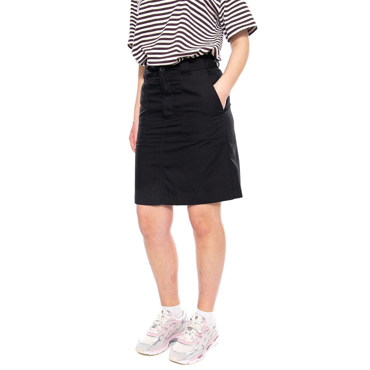 W' Postal Skirt Black - Gonna Donna Nera I036149 89XX CARHARTT WIP 