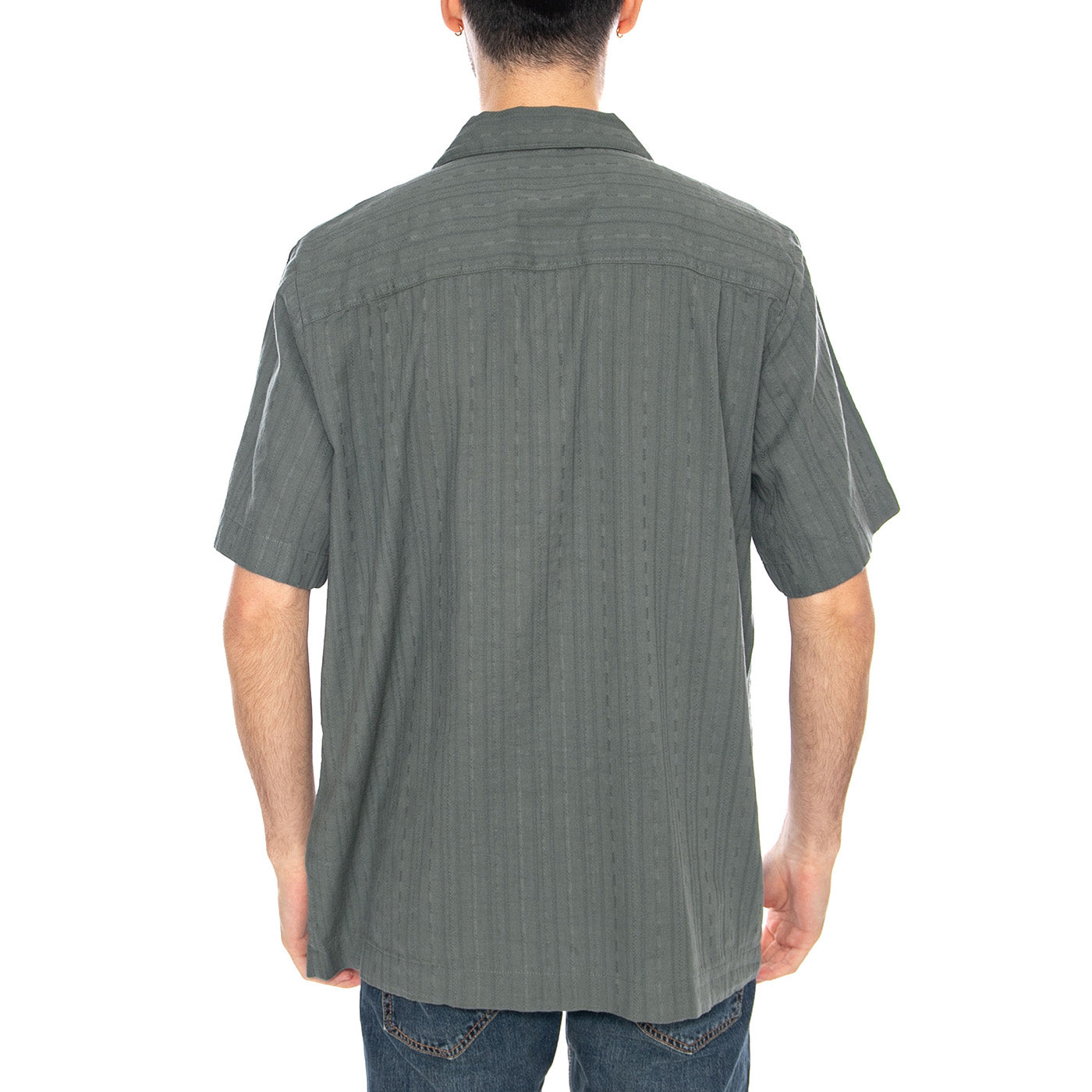 S/S Gareth Shirt Velvet Green - Camicia Maniche Corte Uomo Verde I036206 3GDXX CARHARTT WIP 