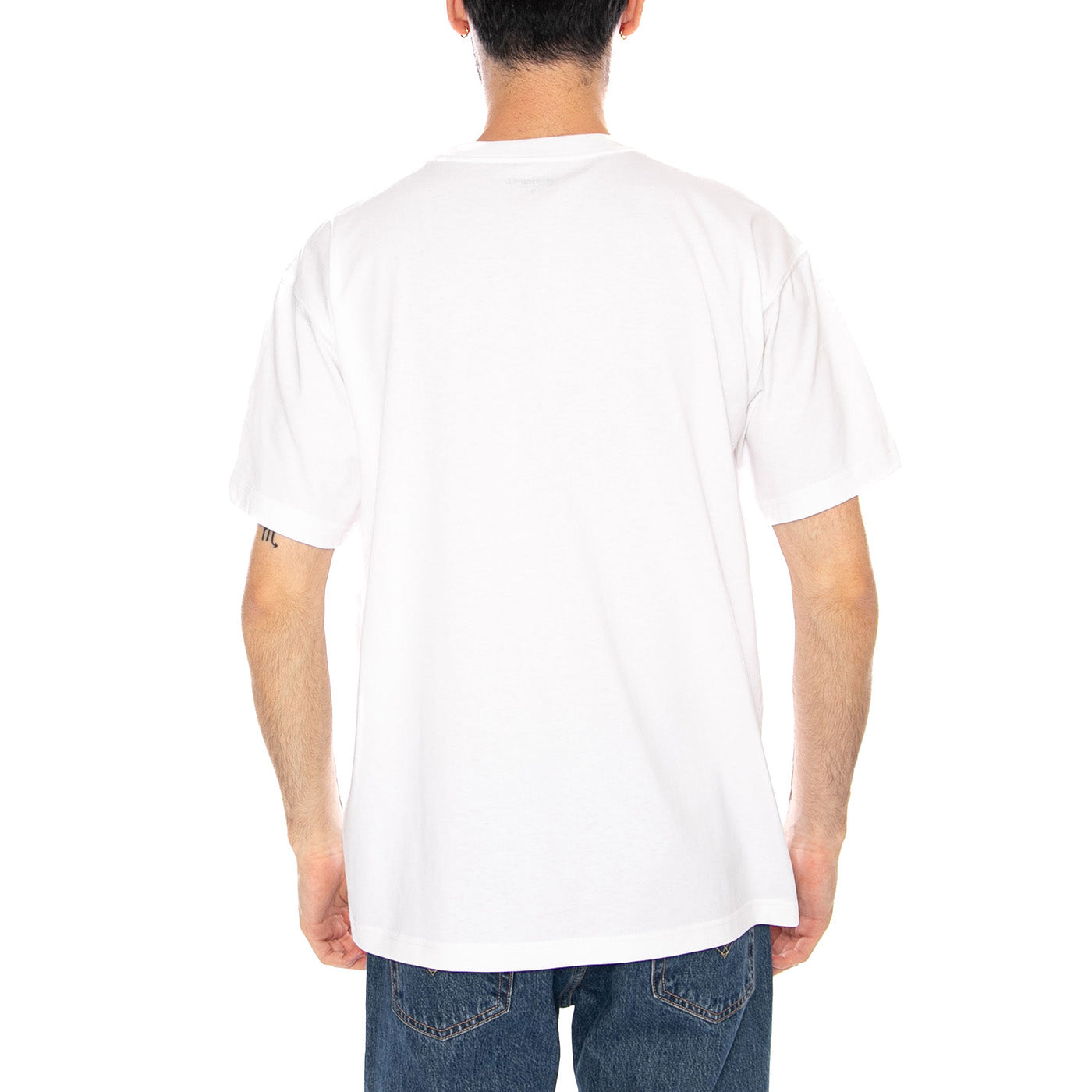S/S MONOGRAM T-SHIRT - Maglietta Girocollo Uomo Bianca I036212 02XX CARHARTT WIP 
