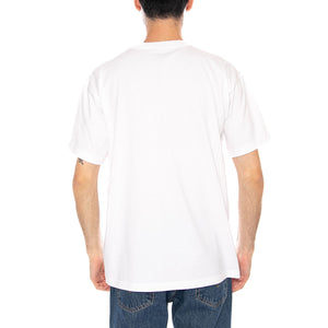 S/S MONOGRAM T-SHIRT - Maglietta Girocollo Uomo Bianca I036212 02XX CARHARTT WIP 